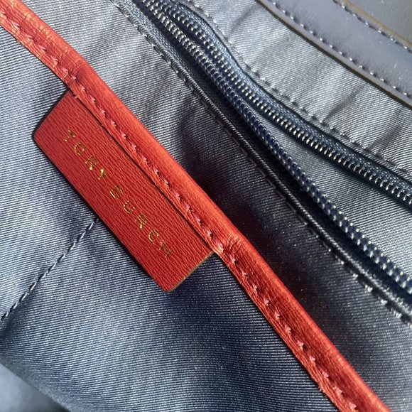 Tory Burch Women's Parker Tote Bag Imperial Garnet/Midnight Swim 37169 639 - Picture 11 of 15